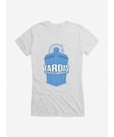 Doctor Who TARDIS Acronym Bold Script Girls T-Shirt $9.71 T-Shirts