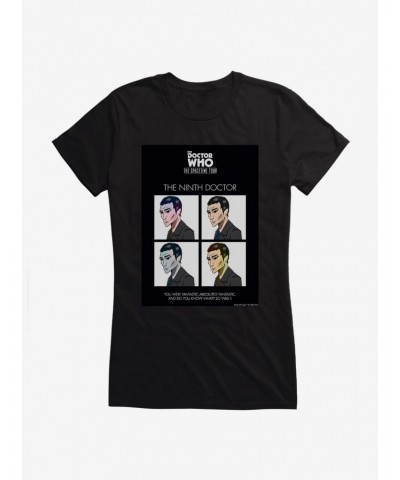 Doctor Who Spacetime Tour Ninth Doctor Girls T-Shirt $12.45 T-Shirts