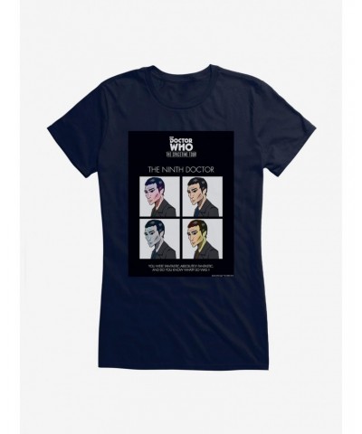 Doctor Who Spacetime Tour Ninth Doctor Girls T-Shirt $12.45 T-Shirts