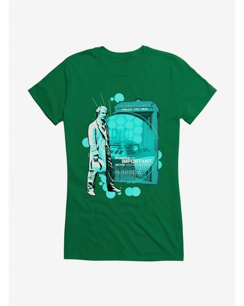 Doctor Who Dreams Are Important Girls T-Shirt $7.72 T-Shirts