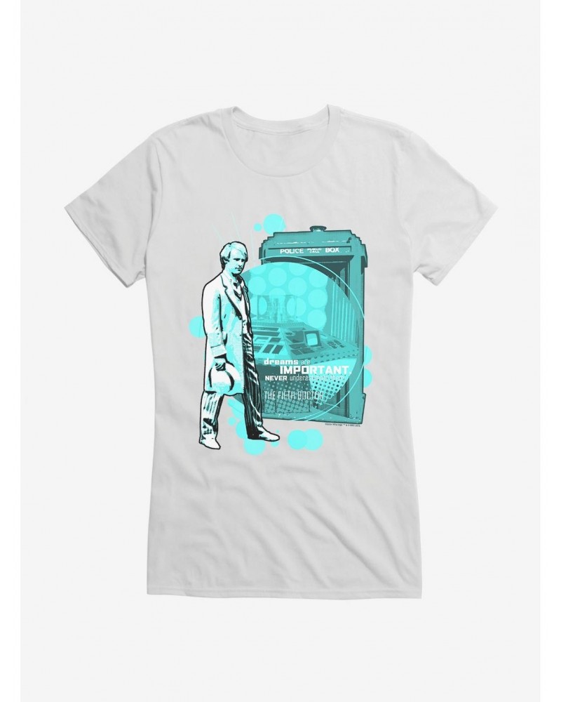 Doctor Who Dreams Are Important Girls T-Shirt $7.72 T-Shirts