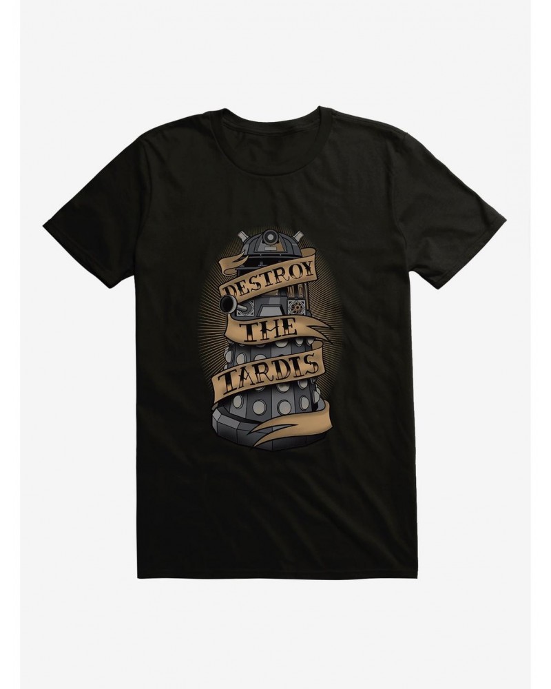 Doctor Who Destroy The Tardis T-Shirt $10.76 T-Shirts