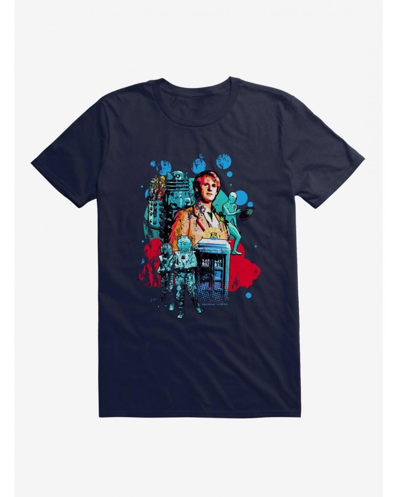 Doctor Who Retro Art T-Shirt $11.47 T-Shirts