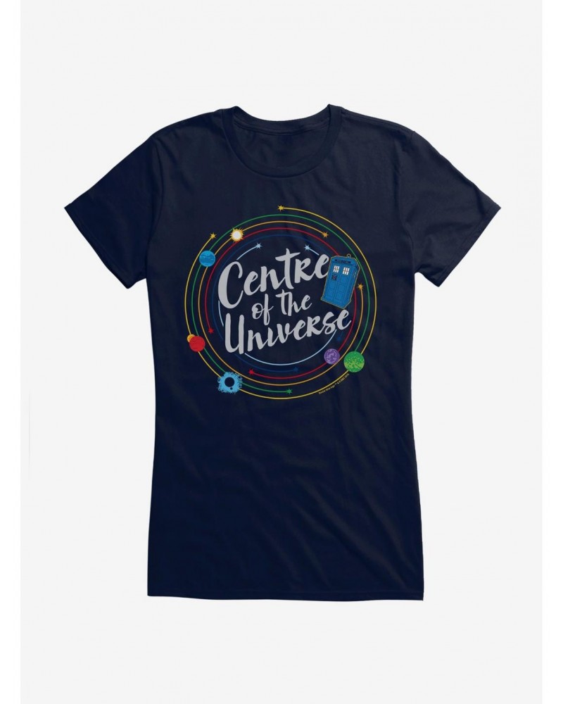 Doctor Who Centre Of The Universe Girls T-Shirt $7.72 T-Shirts