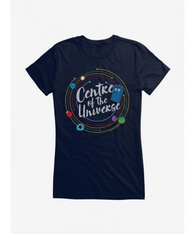 Doctor Who Centre Of The Universe Girls T-Shirt $7.72 T-Shirts