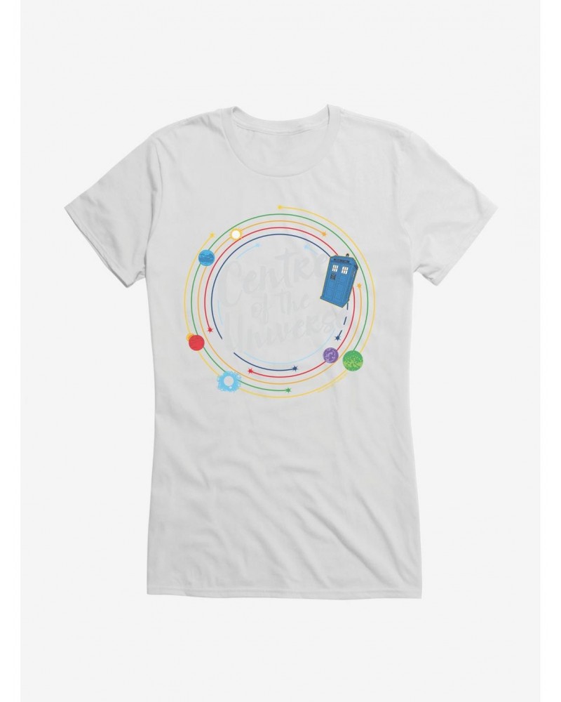 Doctor Who Centre Of The Universe Girls T-Shirt $7.72 T-Shirts