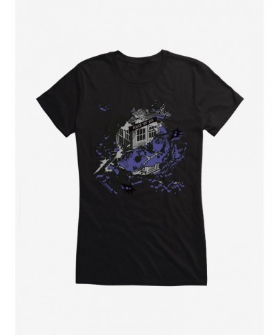 Doctor Who TARDIS Implode Girls T-Shirt $11.21 T-Shirts