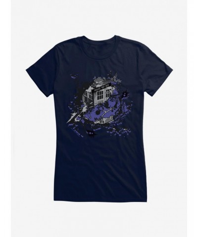 Doctor Who TARDIS Implode Girls T-Shirt $11.21 T-Shirts