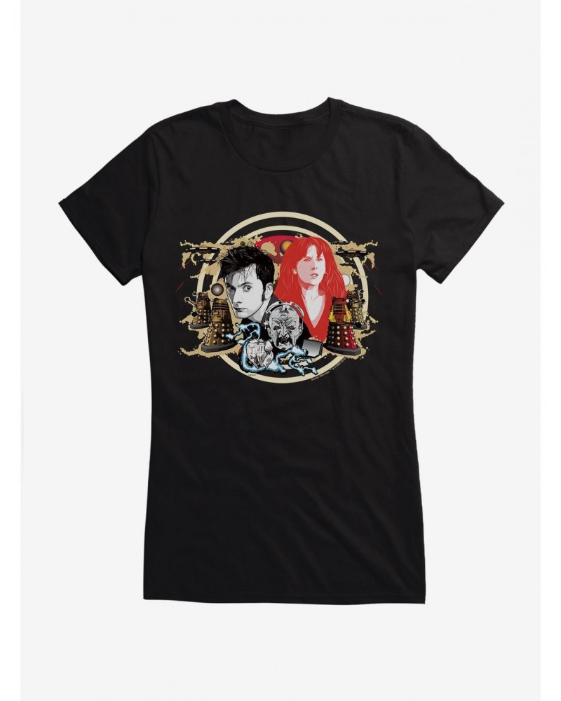 Doctor Who Tenth Doctor And Donna Girls T-Shirt $11.21 T-Shirts