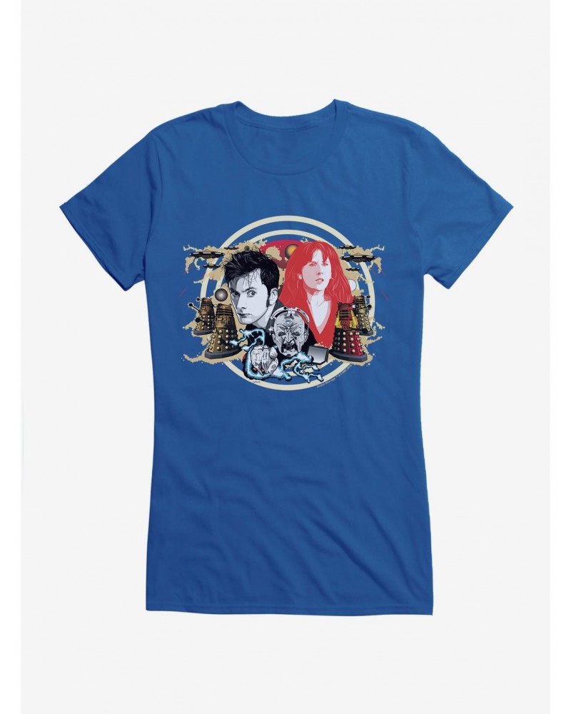 Doctor Who Tenth Doctor And Donna Girls T-Shirt $11.21 T-Shirts