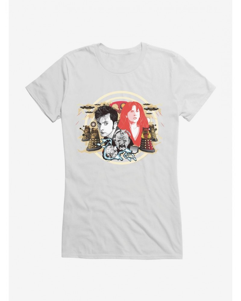 Doctor Who Tenth Doctor And Donna Girls T-Shirt $11.21 T-Shirts