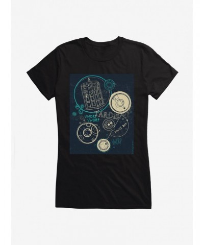 Doctor Who TARDIS Use The Stabilizers Girls T-Shirt $7.47 T-Shirts