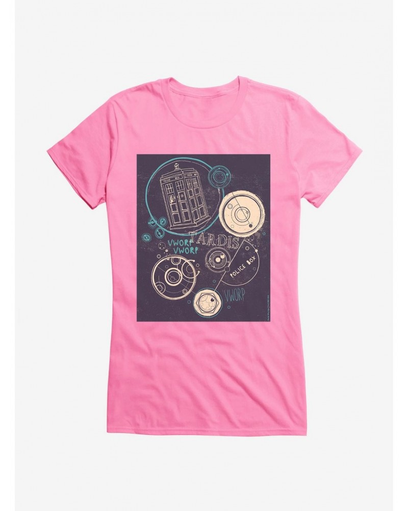 Doctor Who TARDIS Use The Stabilizers Girls T-Shirt $7.47 T-Shirts