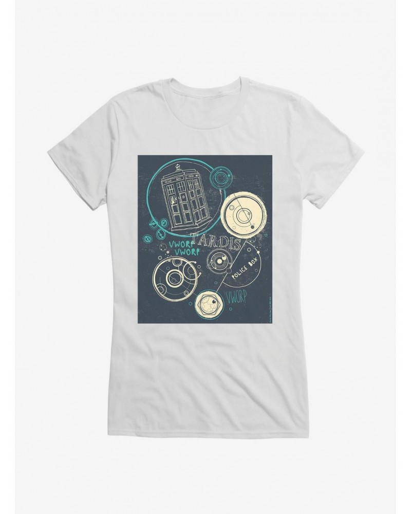 Doctor Who TARDIS Use The Stabilizers Girls T-Shirt $7.47 T-Shirts