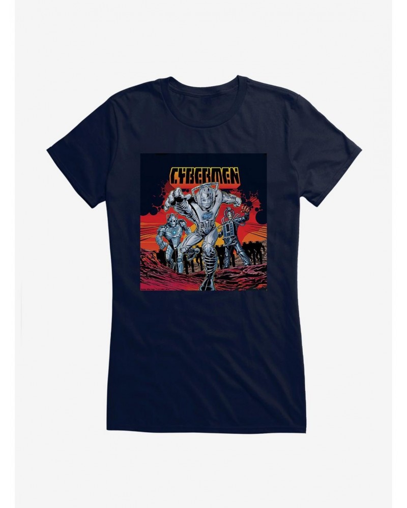 Doctor Who Cybermen Marching Cover Girls T-Shirt $11.70 T-Shirts