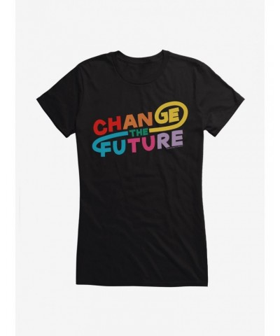 Doctor Who Thirteenth Doctor Change The Future Girls T-Shirt $8.96 T-Shirts