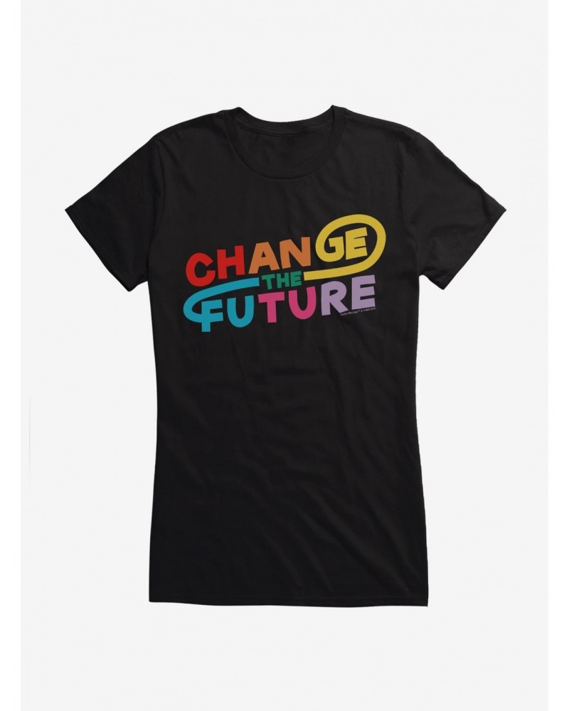 Doctor Who Thirteenth Doctor Change The Future Girls T-Shirt $8.96 T-Shirts