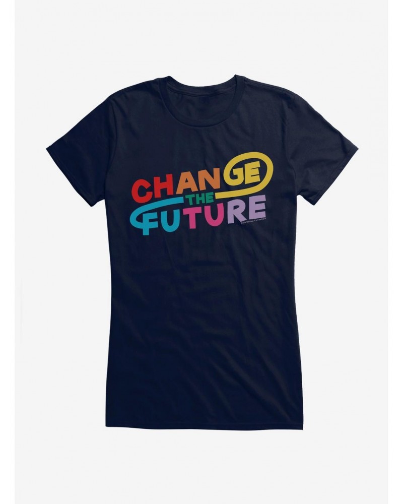 Doctor Who Thirteenth Doctor Change The Future Girls T-Shirt $8.96 T-Shirts