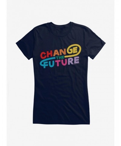 Doctor Who Thirteenth Doctor Change The Future Girls T-Shirt $8.96 T-Shirts