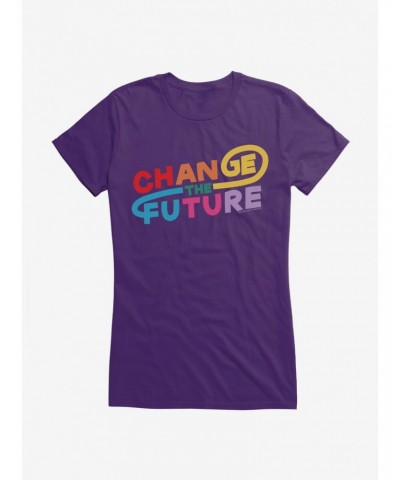 Doctor Who Thirteenth Doctor Change The Future Girls T-Shirt $8.96 T-Shirts