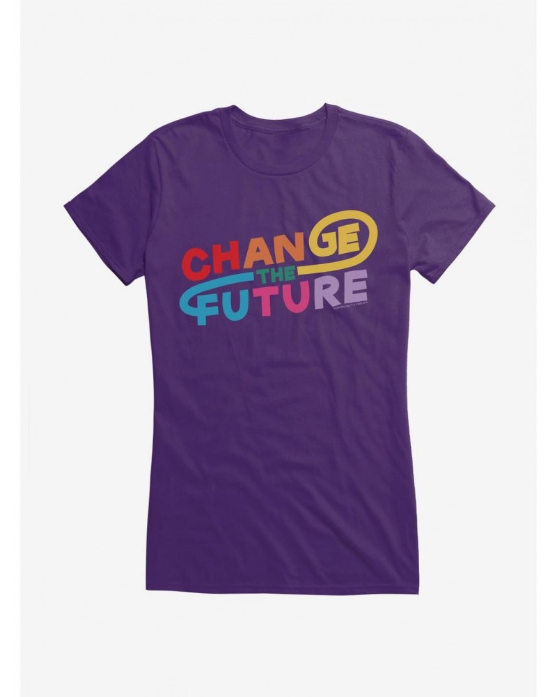 Doctor Who Thirteenth Doctor Change The Future Girls T-Shirt $8.96 T-Shirts