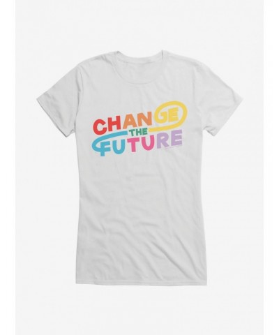 Doctor Who Thirteenth Doctor Change The Future Girls T-Shirt $8.96 T-Shirts