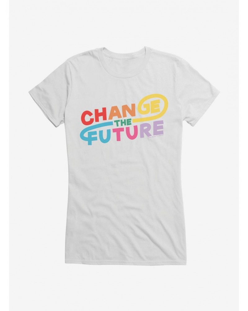 Doctor Who Thirteenth Doctor Change The Future Girls T-Shirt $8.96 T-Shirts