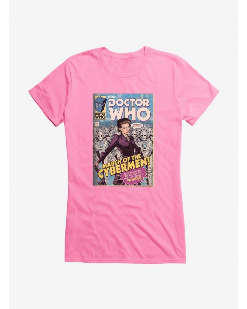 Doctor Who Cybermen Might Of Missy Girls T-Shirt $10.96 T-Shirts