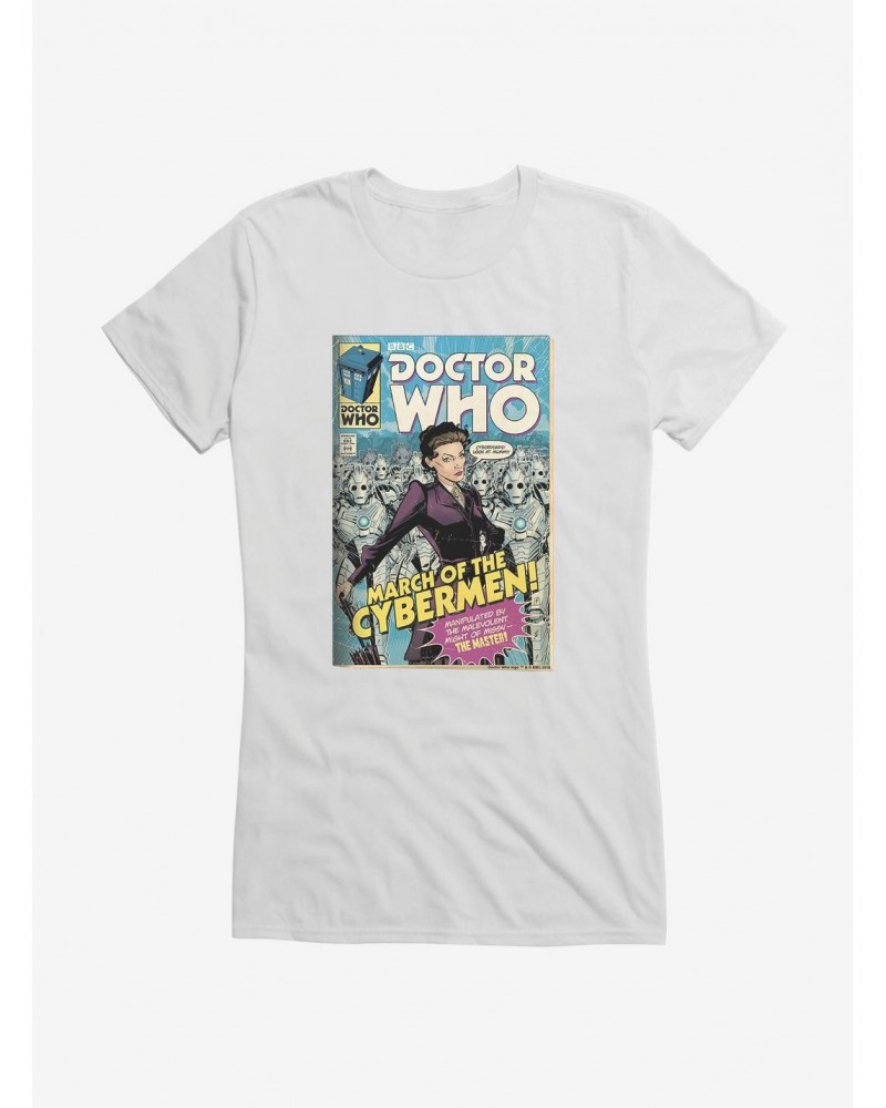 Doctor Who Cybermen Might Of Missy Girls T-Shirt $10.96 T-Shirts