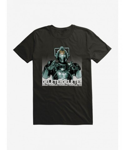 Doctor Who Cybermen Delete Delete Delete T-Shirt $10.76 T-Shirts