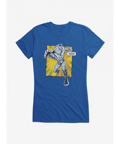 Doctor Who Cybermen You Will Be Deleted Girls T-Shirt $10.96 T-Shirts