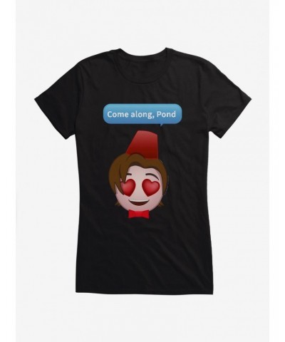 Doctor Who Eleventh Doctor Come Along Pond Girls T-Shirt $8.22 T-Shirts