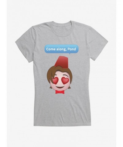 Doctor Who Eleventh Doctor Come Along Pond Girls T-Shirt $8.22 T-Shirts