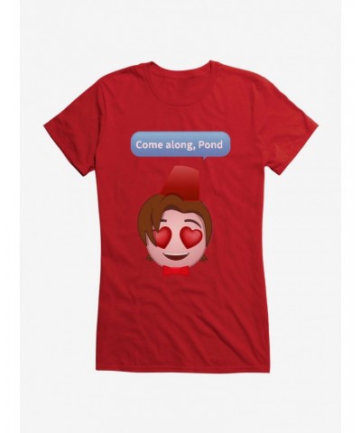 Doctor Who Eleventh Doctor Come Along Pond Girls T-Shirt $8.22 T-Shirts