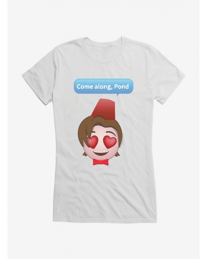 Doctor Who Eleventh Doctor Come Along Pond Girls T-Shirt $8.22 T-Shirts