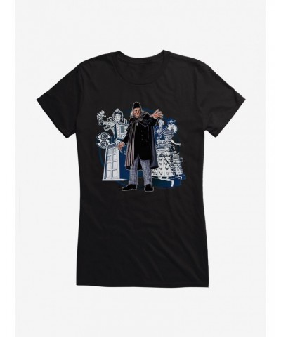 Doctor Who The First Doctor Girls T-Shirt $8.72 T-Shirts