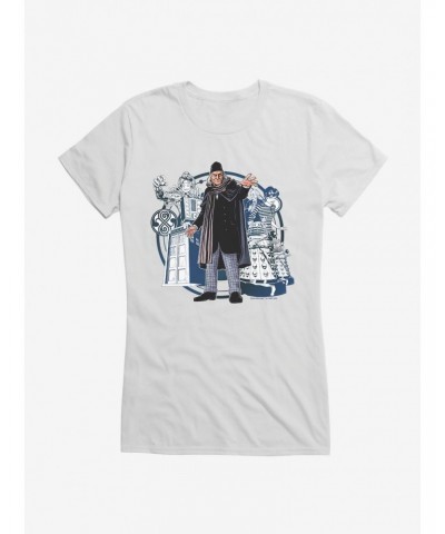 Doctor Who The First Doctor Girls T-Shirt $8.72 T-Shirts