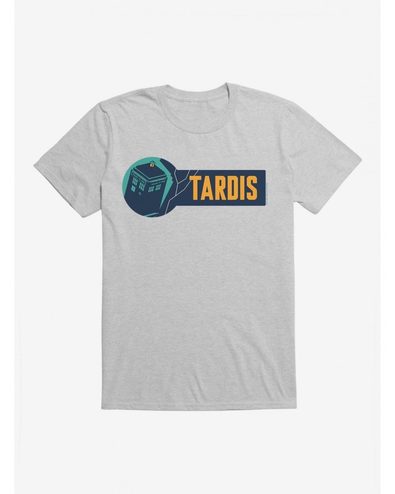 Doctor Who TARDIS Lightning Script T-Shirt $8.13 T-Shirts