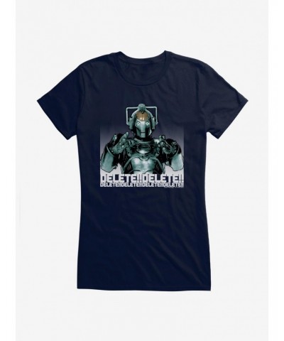 Doctor Who Cybermen Delete Delete Delete Girls T-Shirt $11.45 T-Shirts