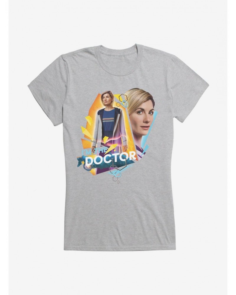 Doctor Who Thirteenth Doctor I Am The Doctor Girls T-Shirt $10.21 T-Shirts