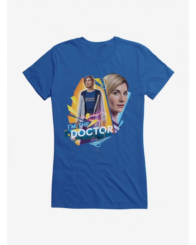 Doctor Who Thirteenth Doctor I Am The Doctor Girls T-Shirt $10.21 T-Shirts