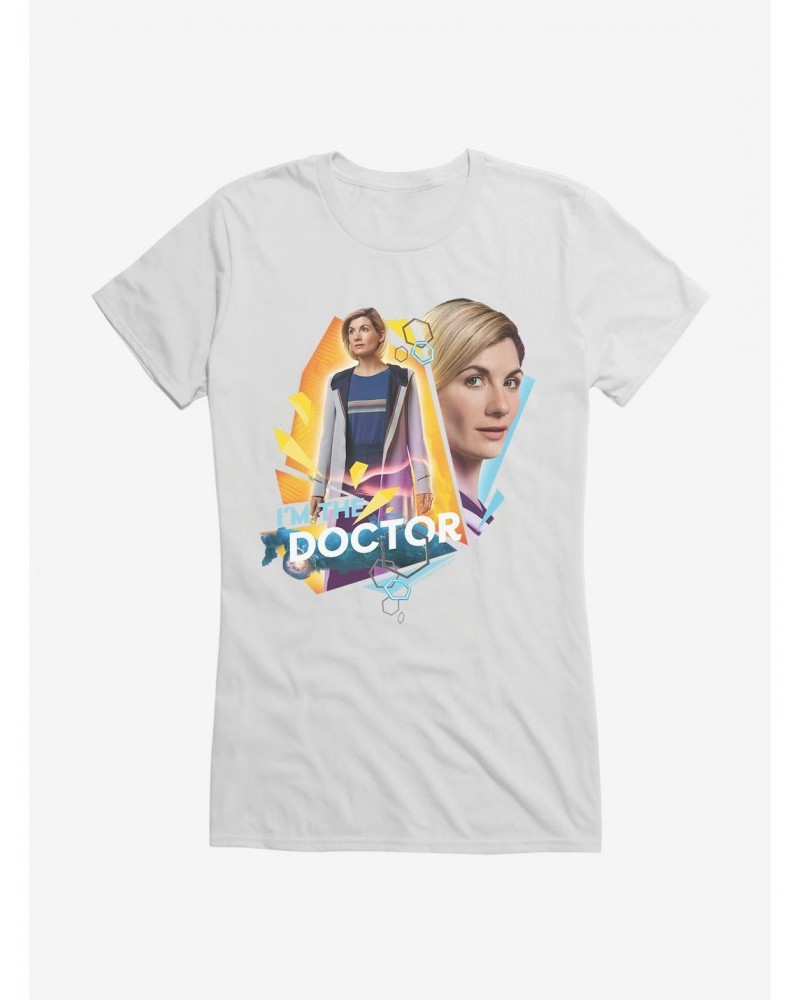 Doctor Who Thirteenth Doctor I Am The Doctor Girls T-Shirt $10.21 T-Shirts