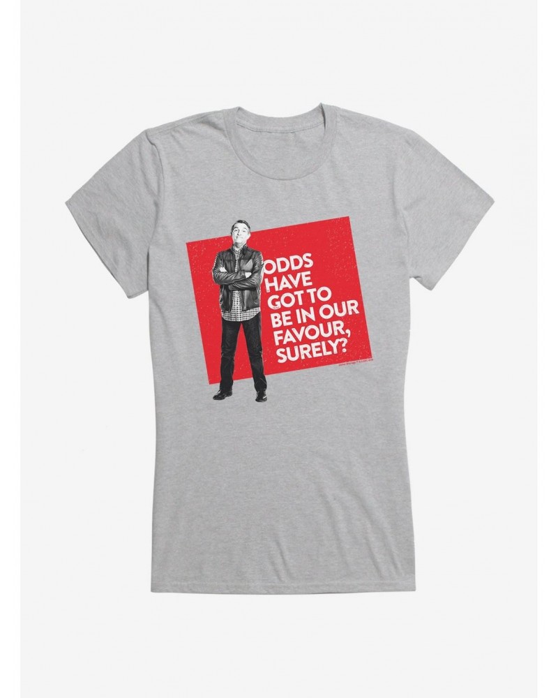 Doctor Who Thirteenth Doctor Graham Odds In Your Favor Girls T-Shirt $11.45 T-Shirts