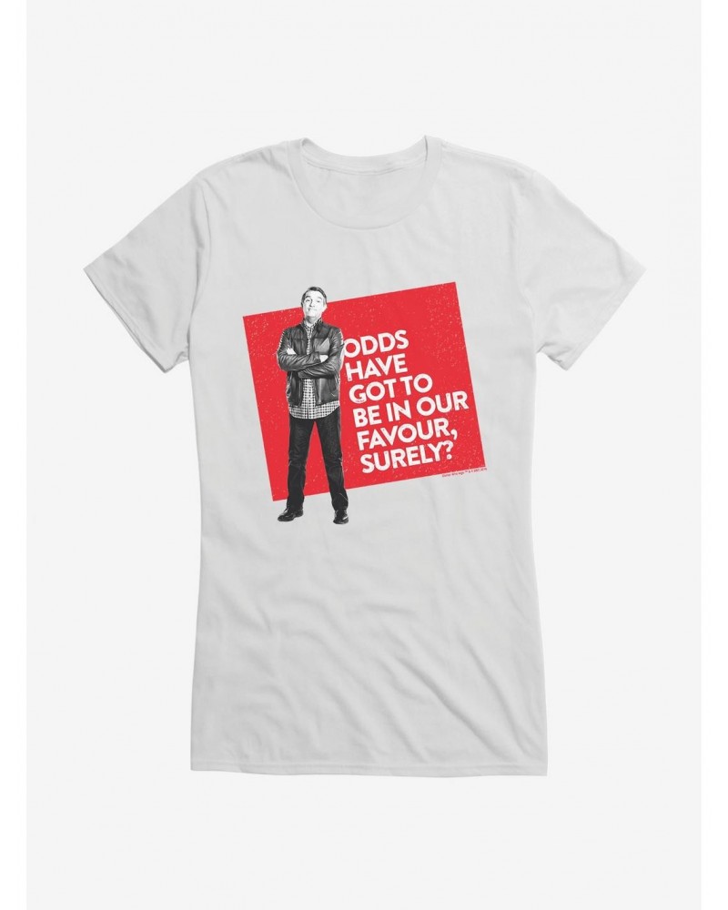 Doctor Who Thirteenth Doctor Graham Odds In Your Favor Girls T-Shirt $11.45 T-Shirts