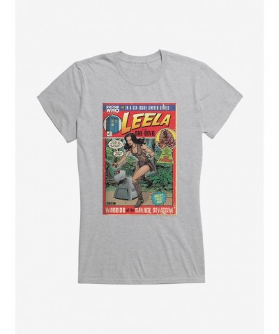 Doctor Who Leela She Devil Comic Girls T-Shirt $7.97 T-Shirts