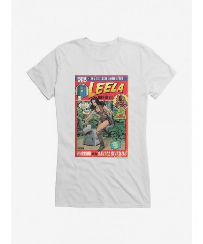 Doctor Who Leela She Devil Comic Girls T-Shirt $7.97 T-Shirts