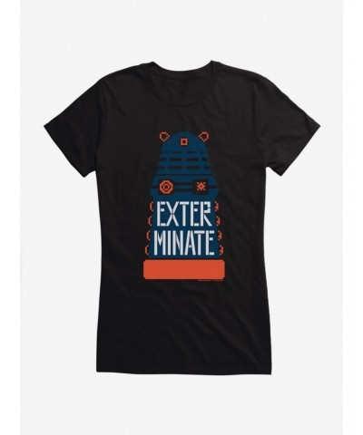 Doctor Who Dalek Outline Girls T-Shirt $9.71 T-Shirts