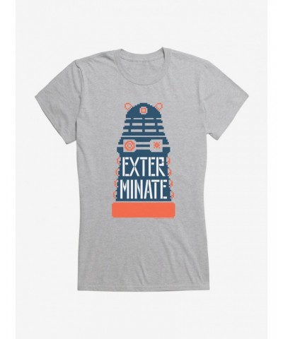 Doctor Who Dalek Outline Girls T-Shirt $9.71 T-Shirts