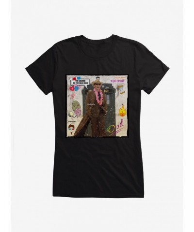 Doctor Who The Tenth Doctor The Legend Of The Blue Box Girls T-Shirt $10.71 T-Shirts