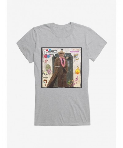 Doctor Who The Tenth Doctor The Legend Of The Blue Box Girls T-Shirt $10.71 T-Shirts